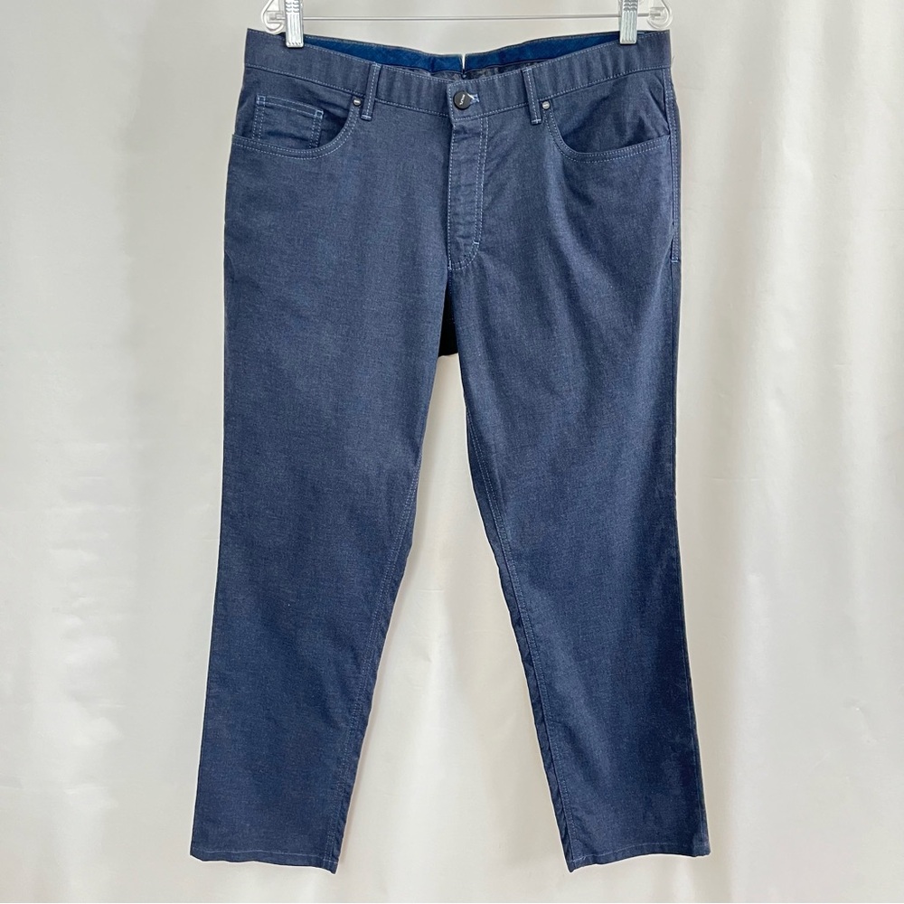 Hiltl Seth Five 5 Pocket Pants Mens Size 34 Charcoal